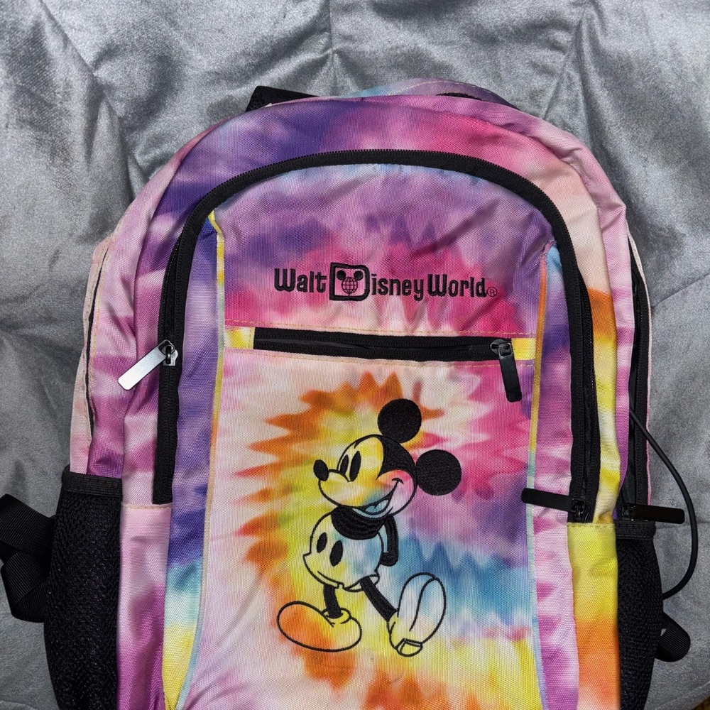 Walt Disney World Tie-Dye Mickey Mouse Backpack